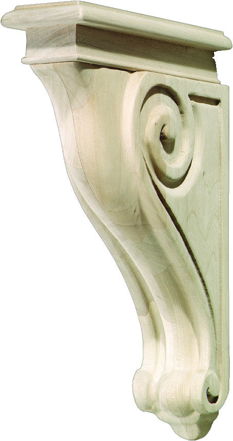 Hafele 194.69.106: Scroll Corbel Moulding - Maple