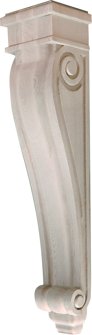 Hafele 194.69.109: Scroll Corbel Moulding - Maple