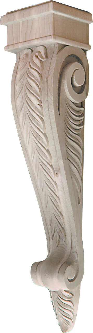 Hafele 194.69.111: Acanthus Corbel Moulding - Maple