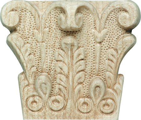 Hafele 194.78.143: Acanthus Carved Rosette Moulding - Maple