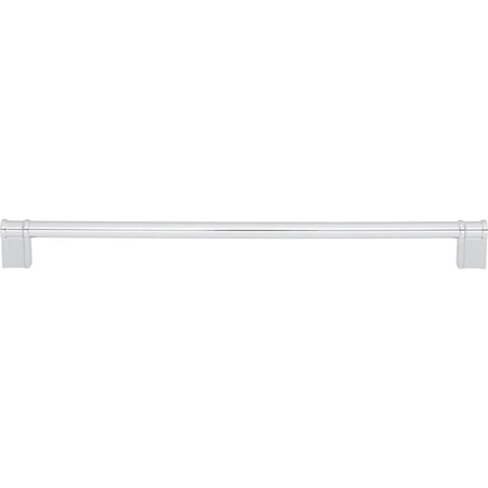 Top Knobs TK3387PC: 12" cc Newburn D-Handle Cabinet Pull - Polished Chrome