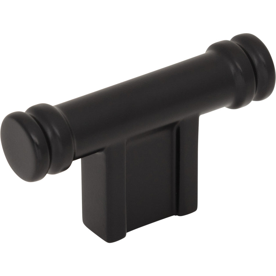 Top Knobs TK3380BLK: 2-1/4" Newburn T-Bar Cabinet Knob - Flat Black