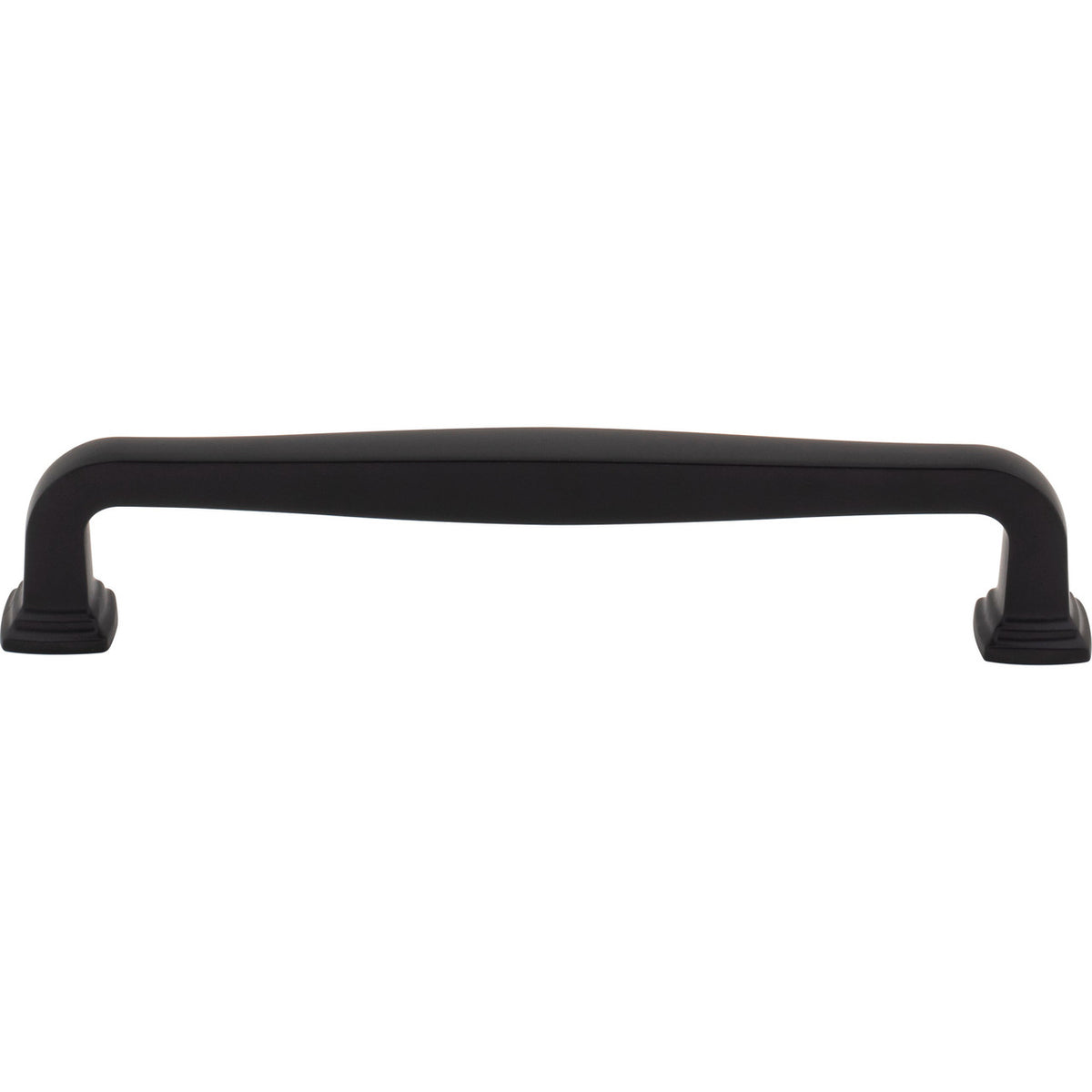 Jeffrey Alexander 782-160MB: 160mm cc Fontana Bar Cabinet Pull - Matte Black
