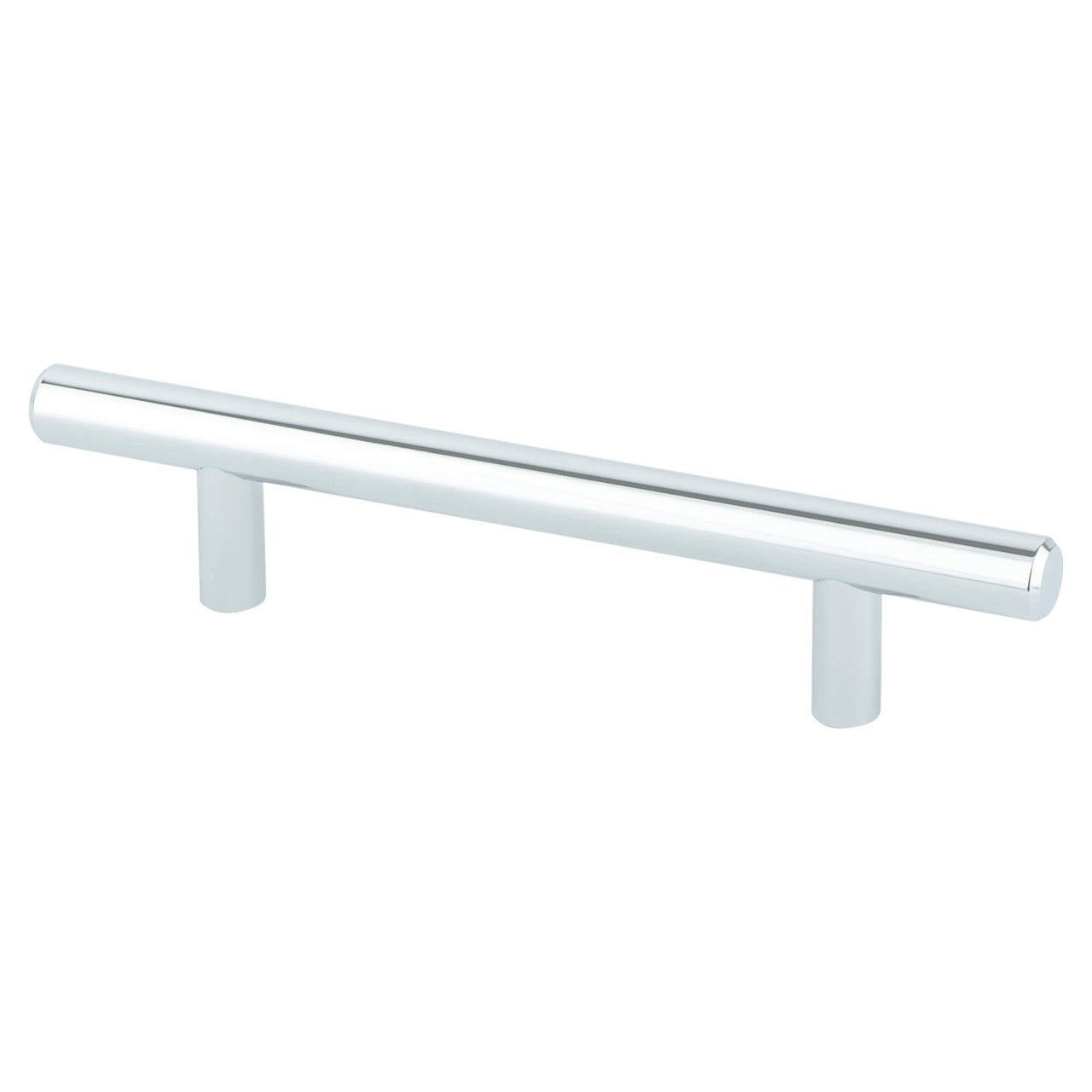 Berenson 2013-2026: 96mm cc Tempo Round Bar Cabinet Pull - Polished Chrome
