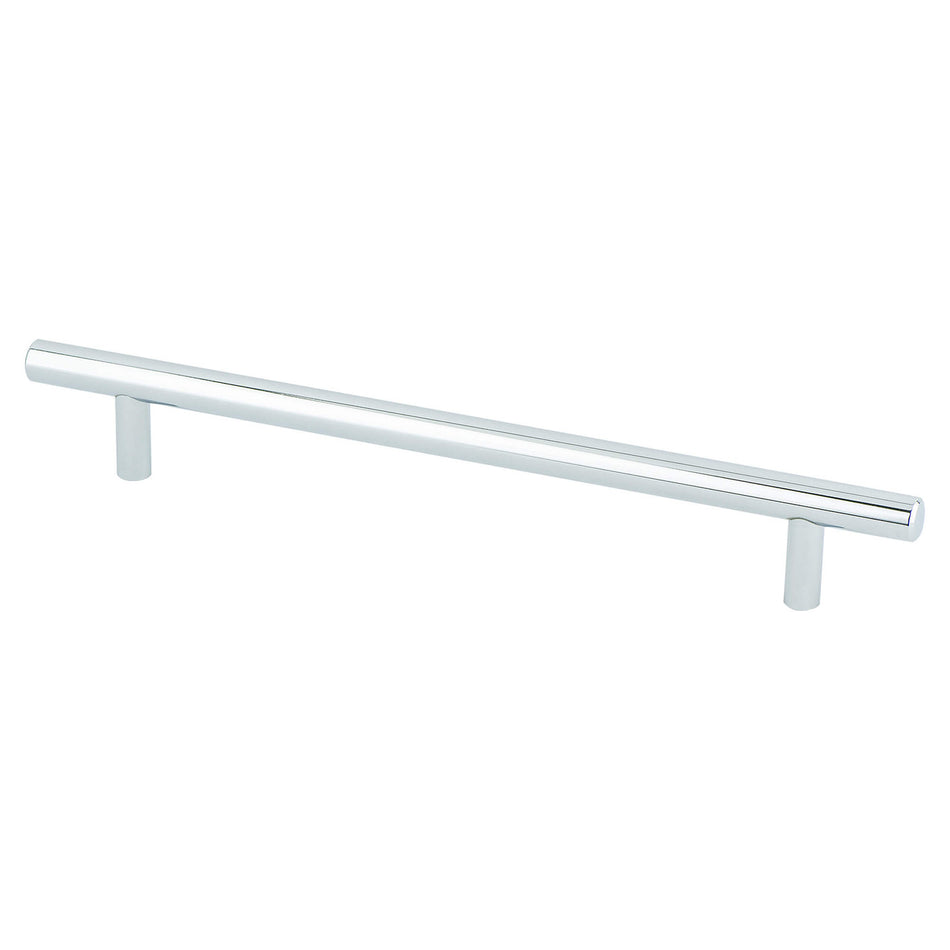 Berenson 2015-2026: 192mm cc Tempo Round Bar Cabinet Pull - Polished Chrome