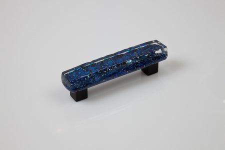 Grace White DWD-MT4: 3" cc Dancing Water Cabinet Pull - Marianas Trench Dichroic