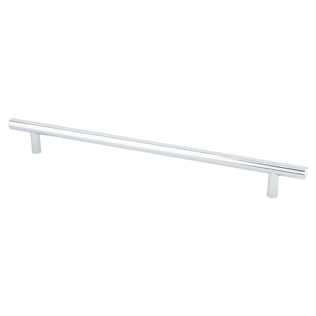 Berenson 2017-2026: 256mm cc Tempo Round Bar Cabinet Pull - Polished Chrome