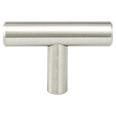 Berenson 2020-2BPN: 2" Tempo T-Bar Cabinet Knob - Brushed Nickel