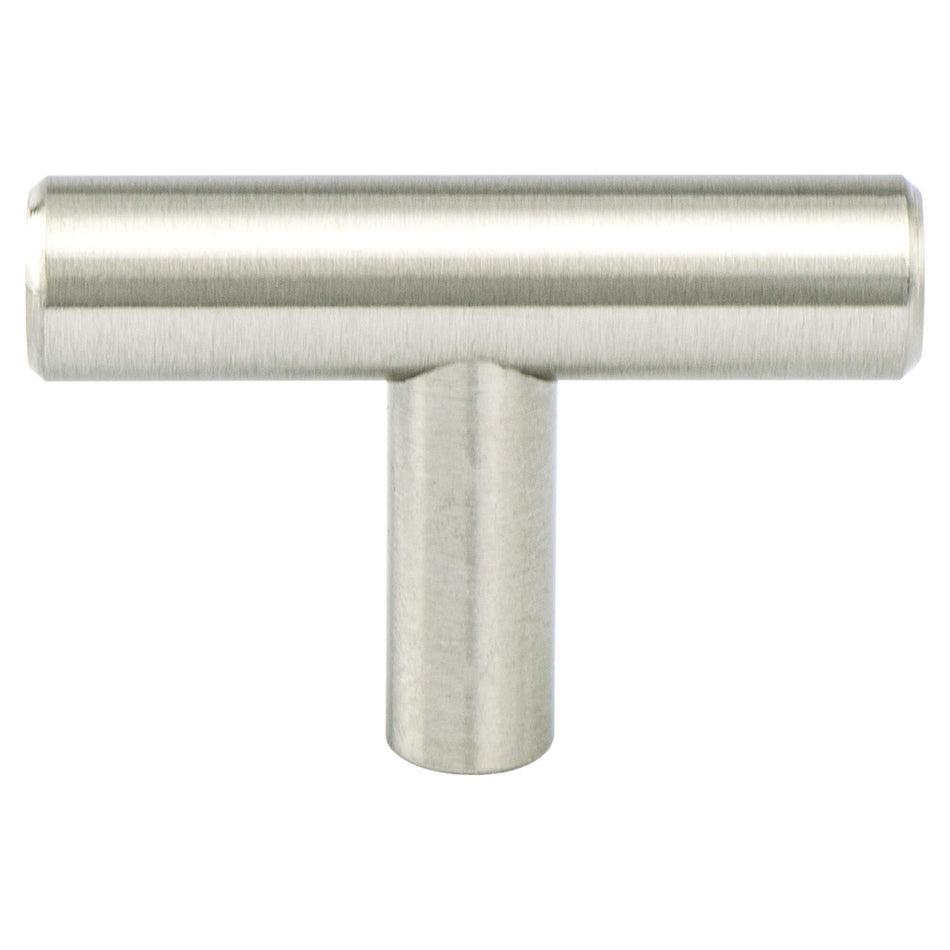 Berenson 2020-2BPN: 2" Tempo T-Bar Cabinet Knob - Brushed Nickel