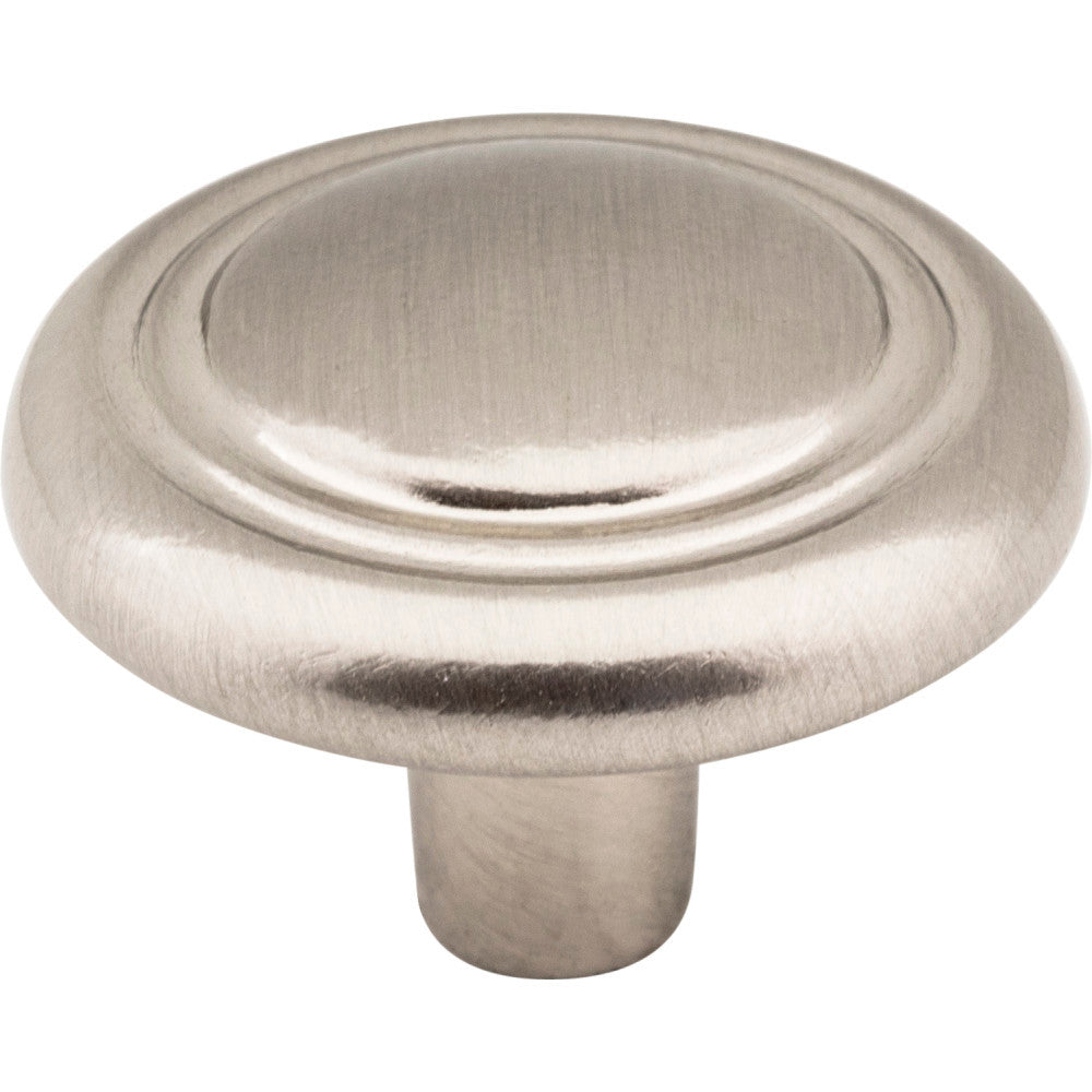 Elements 202SN: 1-1/4" Vienna Round Cabinet Knob - Satin Nickel