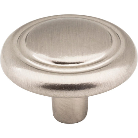 Elements 202SN: 1-1/4" Vienna Round Cabinet Knob - Satin Nickel