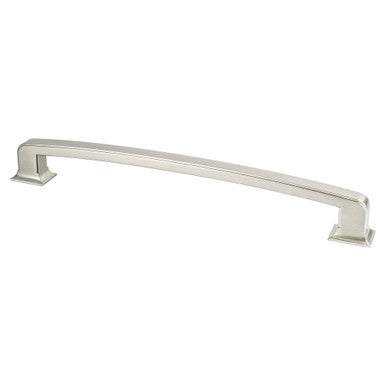 Berenson 2035-1BPN: 12" cc Hearthstone Appliance Pull - Brushed Nickel