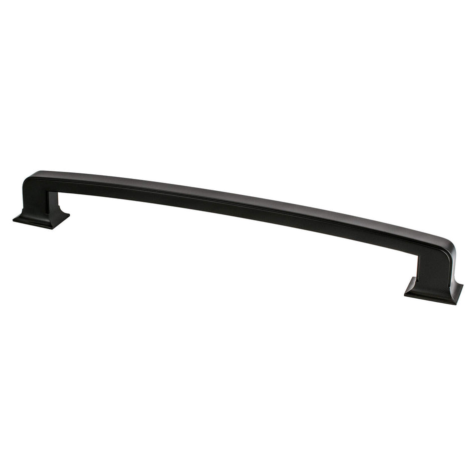 Berenson 2038-1055: 12" cc Hearthstone Appliance Pull - Matte Black