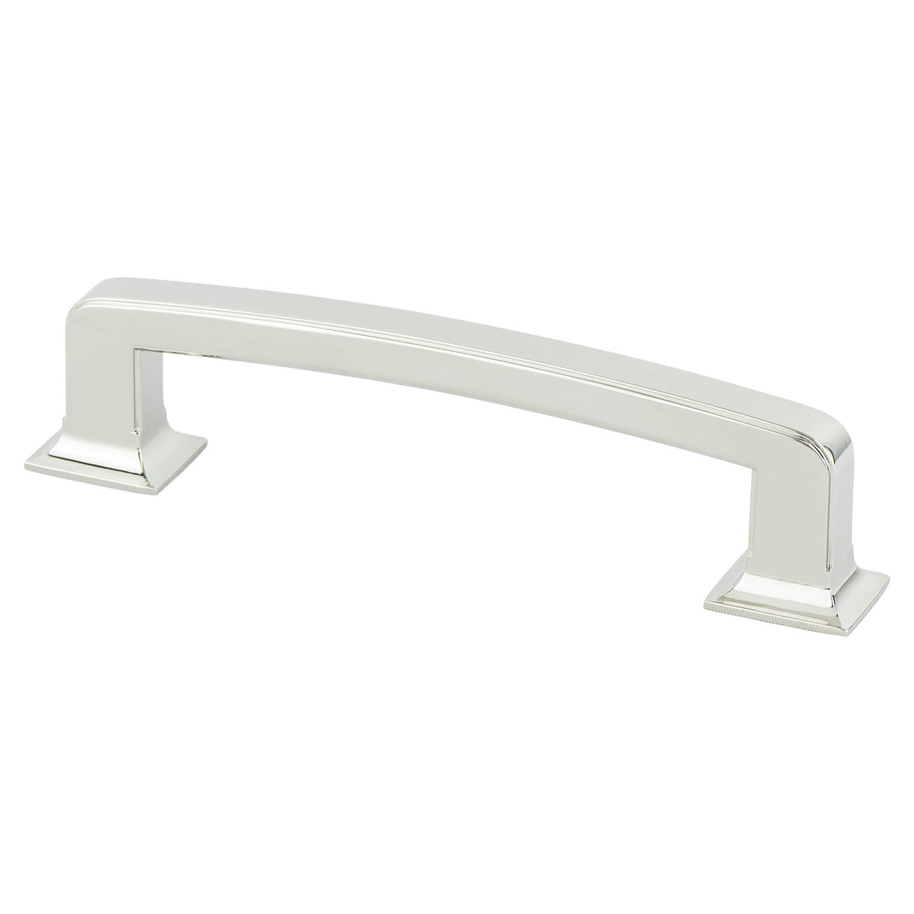 Berenson 2041-1014: 128mm cc Designers Group Ten Cabinet Pull - Polished Nickel