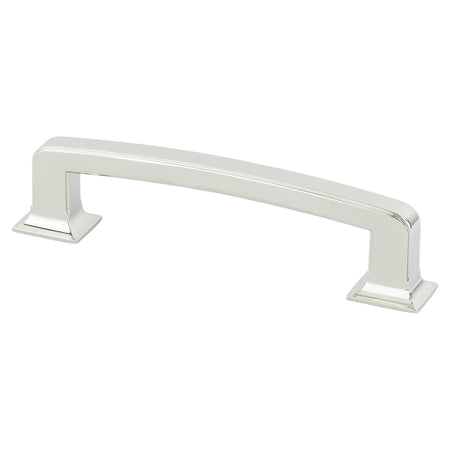 Berenson 2041-1014: 128mm cc Designers Group Ten Cabinet Pull - Polished Nickel