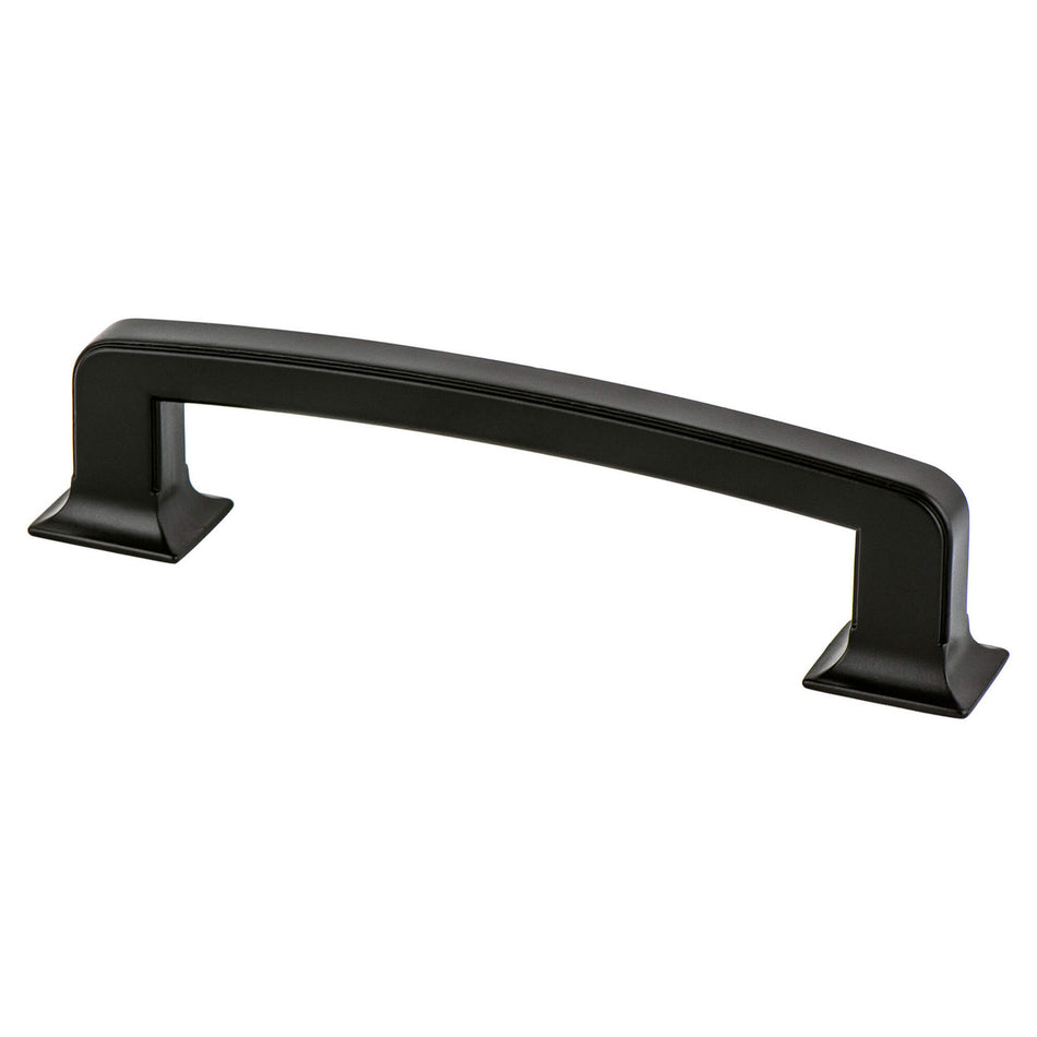 Berenson 2043-1055: 128mm cc Hearthstone Cabinet Pull - Matte Black