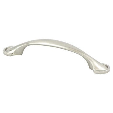 Berenson 2049-1BPN: 96mm cc Hillcrest Cabinet Pull - Brushed Nickel