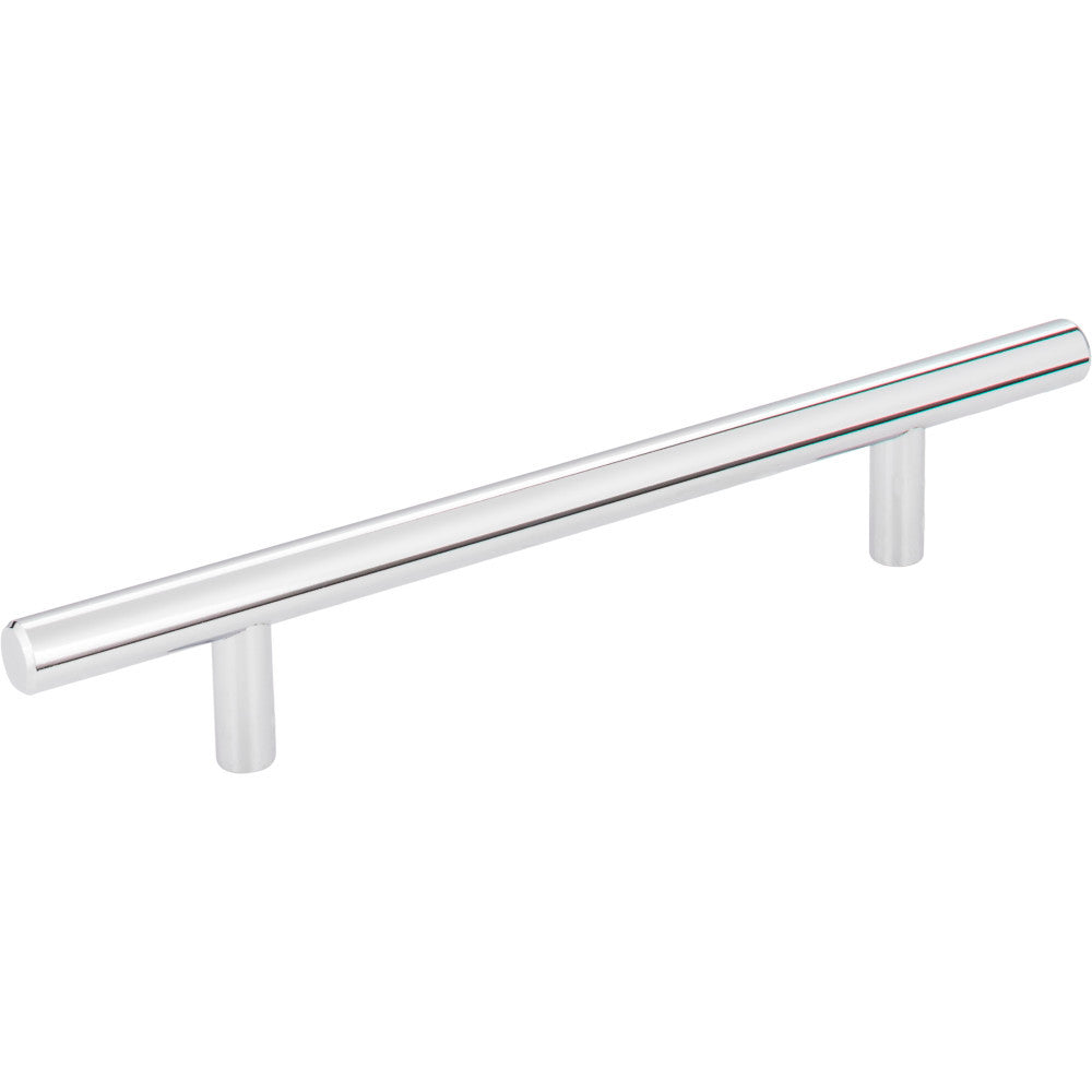Elements 206PC: 128 mm cc Naples Round Bar Cabinet Pull - Polished Chrome