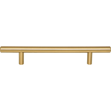 Elements 206SBZ: 128 mm cc Naples Round Bar Cabinet Pull - Satin Bronze