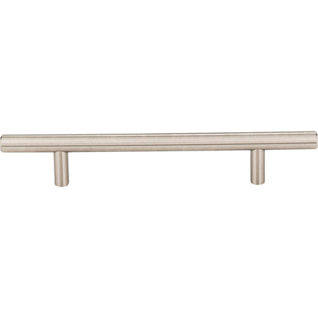 Elements 206SN: 128 mm cc Naples Round Bar Cabinet Pull - Satin Nickel