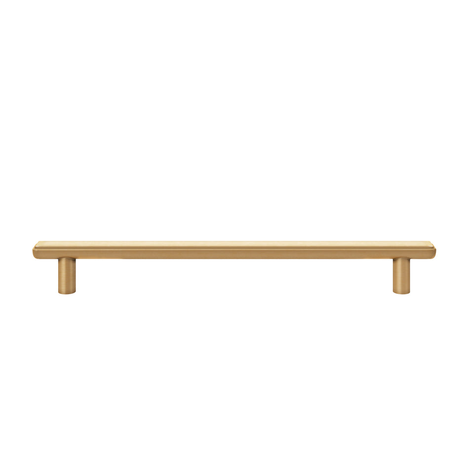 Atlas A6035-WB: 7-9/16" cc Finderne Cabinet Pull - Warm Brass