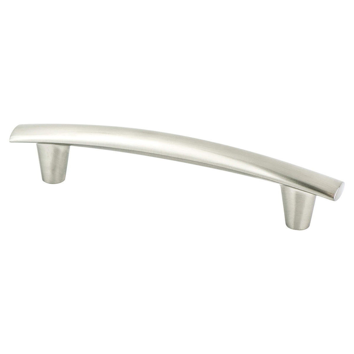 Berenson 2099-4BPN: 128mm cc Meadow Cabinet Pull - Brushed Nickel