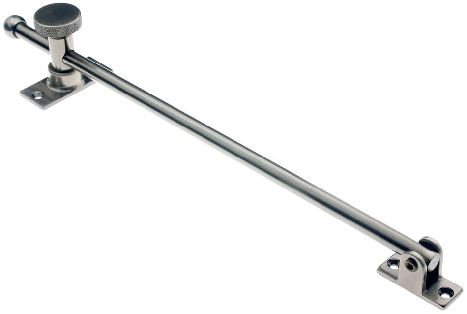 IDH Brass 21001-26D: 10" Swing Casement Adjuster for Windows - Satin Chrome