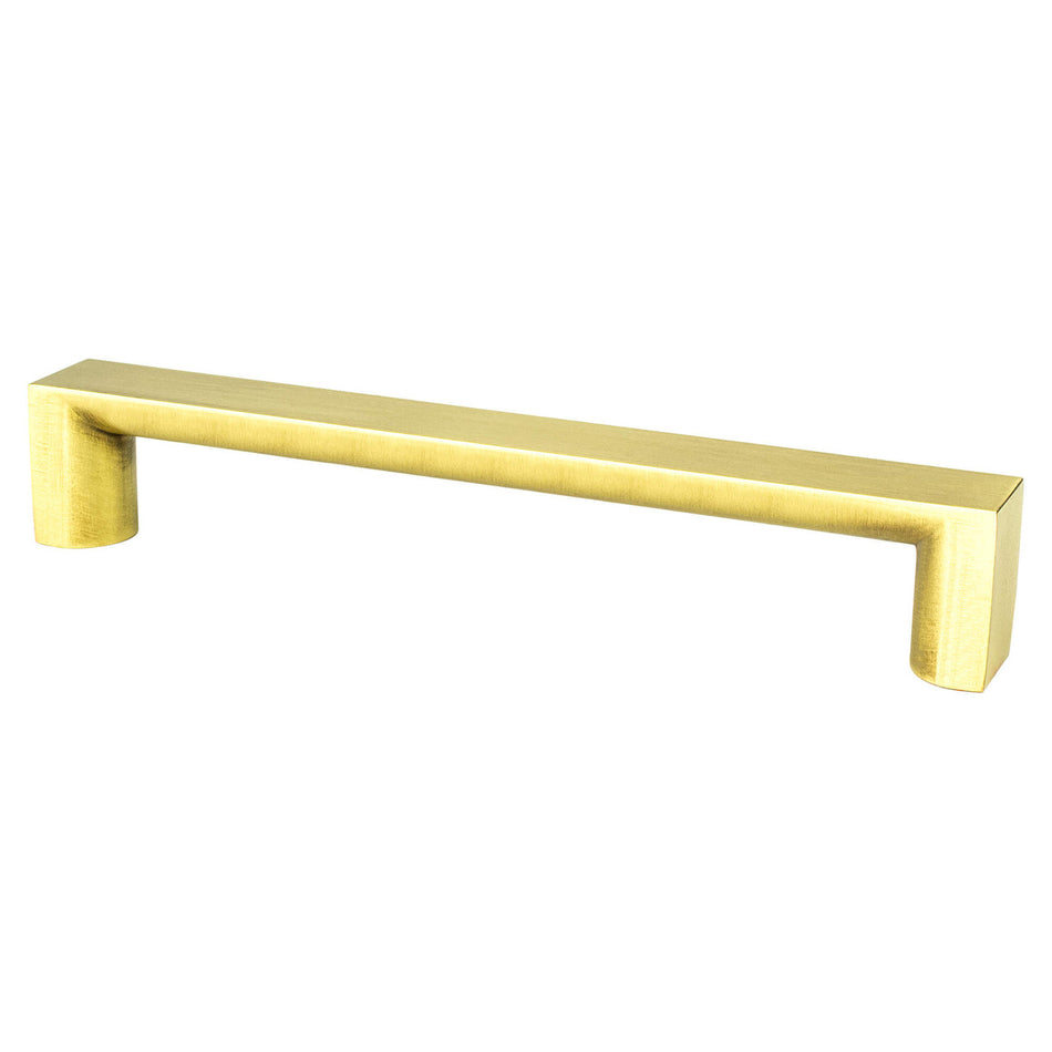 Berenson 2104-40SG: 160mm cc Elevate Cabinet Pull - Satin Gold