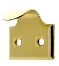 IDH Brass 21066-3NL: 1-5/8" Window Sash Hook Lift - Polished Brass No Lacquer