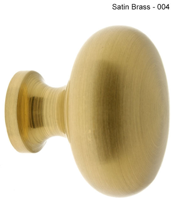 IDH Brass 21196-004: 1" Classic Round Cabinet Knob - Satin Brass