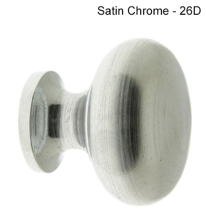 IDH Brass 21197-26D: 1-1/2" Round Cabinet Knob - Satin Chrome