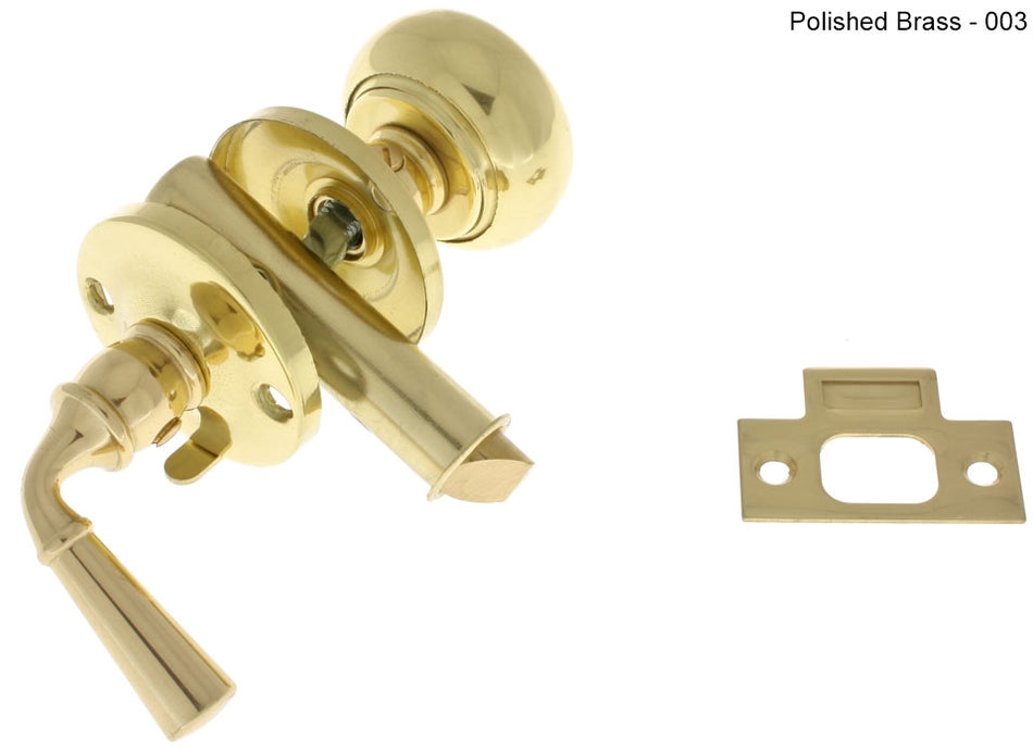 IDH Brass 21250-015: Storm or Screen Door Latch Set w/Knob & Lever - Satin Nickel