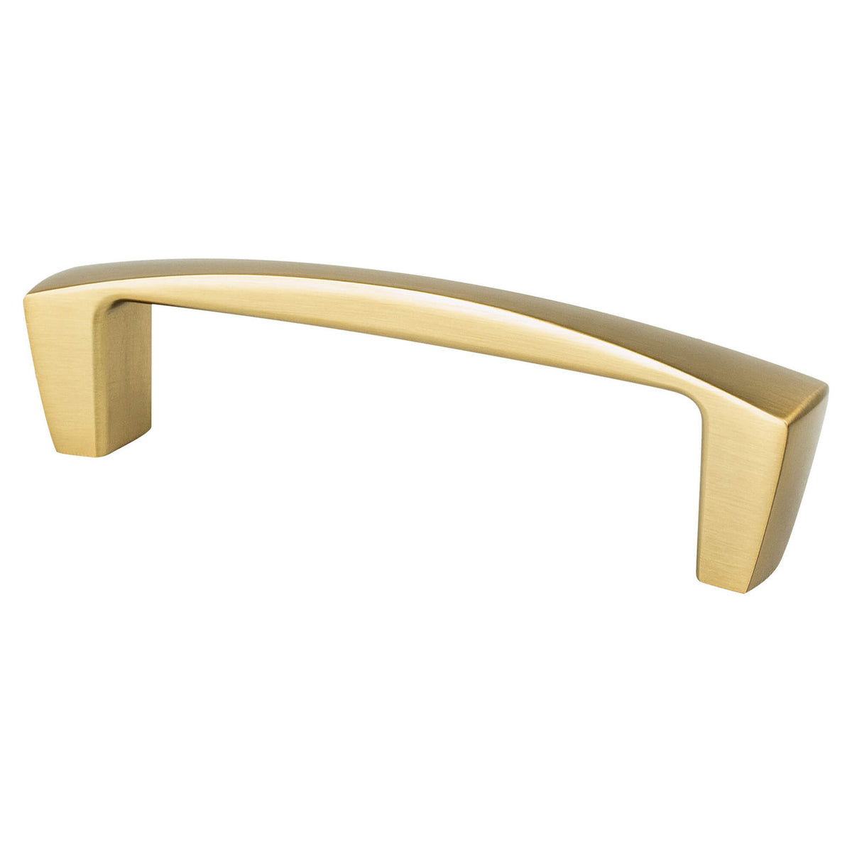 Berenson 2130-1MDB: 96mm cc Aspire Cabinet Pull - Modern Brushed Gold