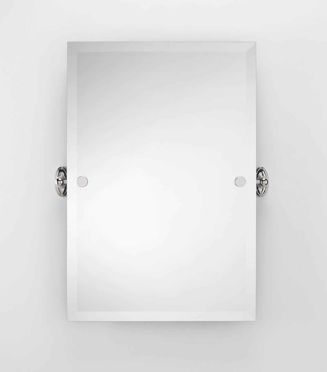 Alno 2131-RTG: Rectangle Mirror w/Beveled Edge and Holes For Brackets