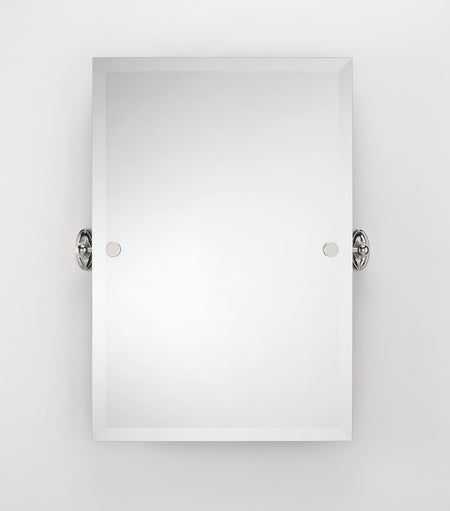 Alno 2131-RTG: Rectangle Mirror w/Beveled Edge and Holes For Brackets
