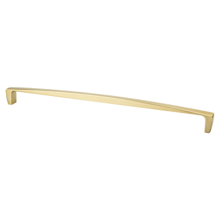 Berenson 2134-1MDB: 18" cc Aspire Appliance Pull - Modern Brushed Gold