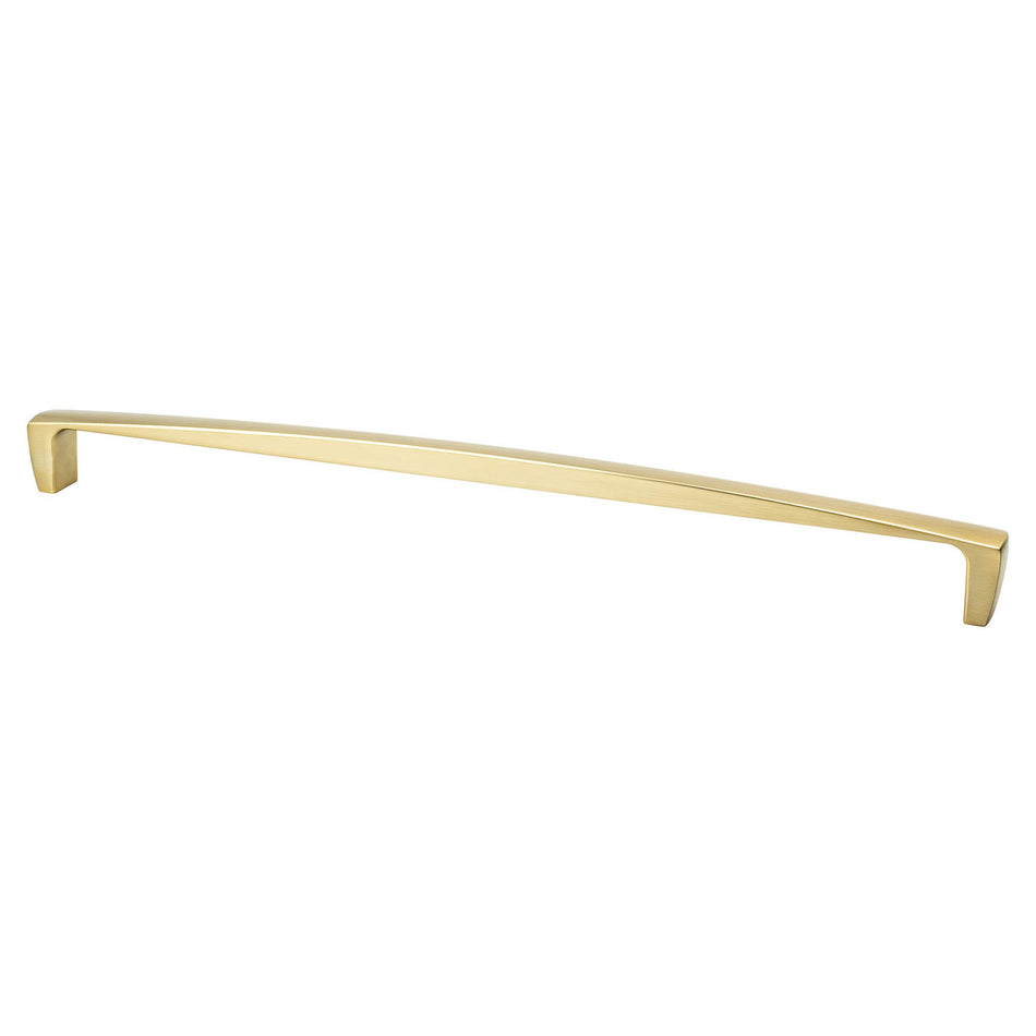 Berenson 2134-1MDB: 18" cc Aspire Appliance Pull - Modern Brushed Gold