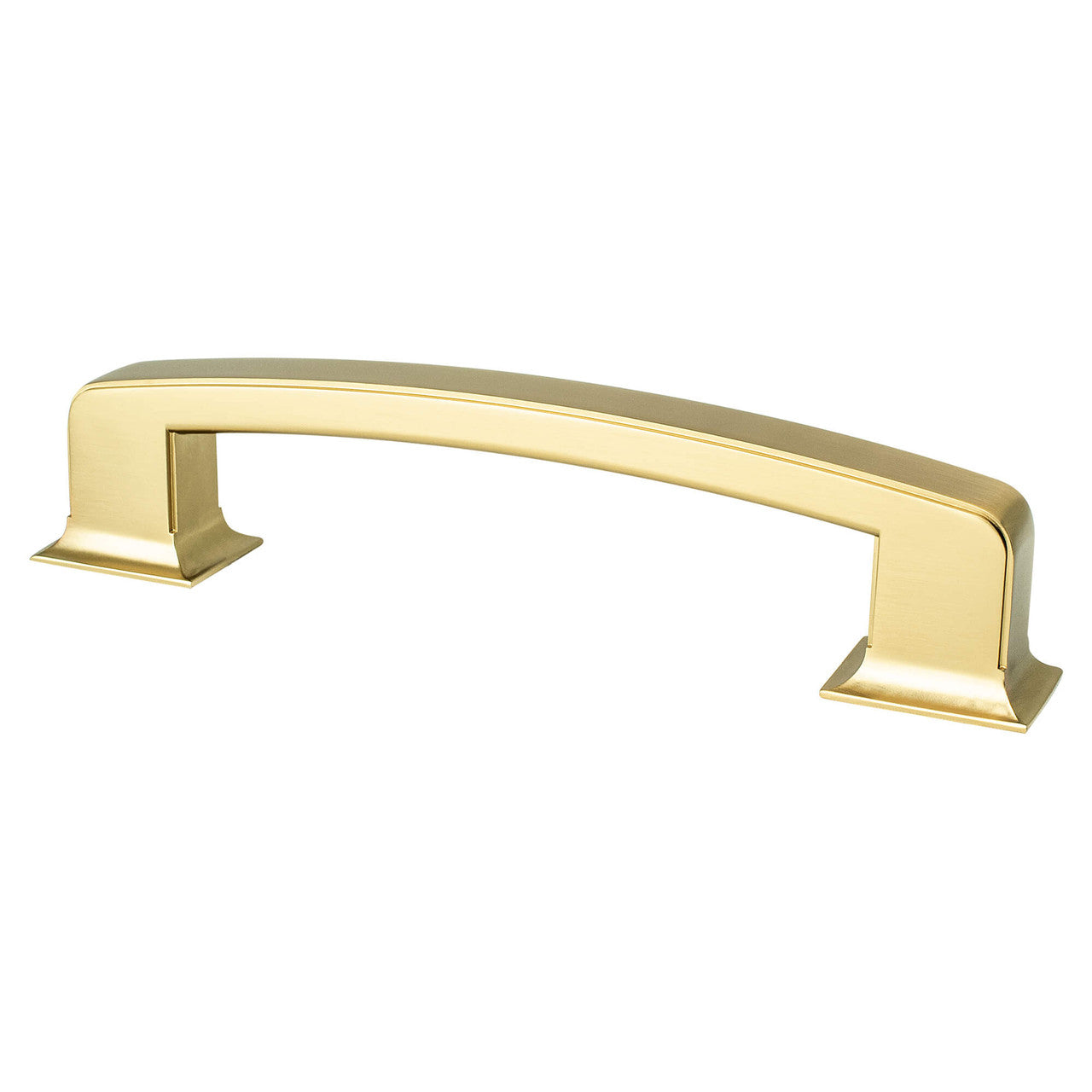 Berenson 2155-1MDB: 6" cc Hearthstone Cabinet Pull - Modern Brushed Gold