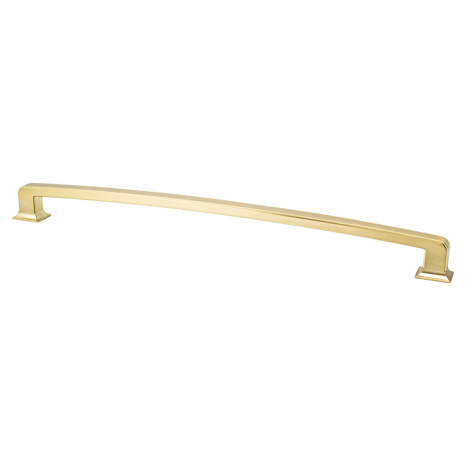 Berenson 2157-1MDB: 18" cc Hearthstone Appliance Pull - Modern Brushed Gold
