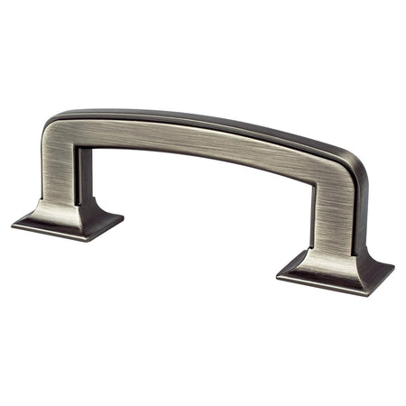 Berenson 2159-1VTN: 3" cc Hearthstone Cabinet Pull - Vintage Nickel