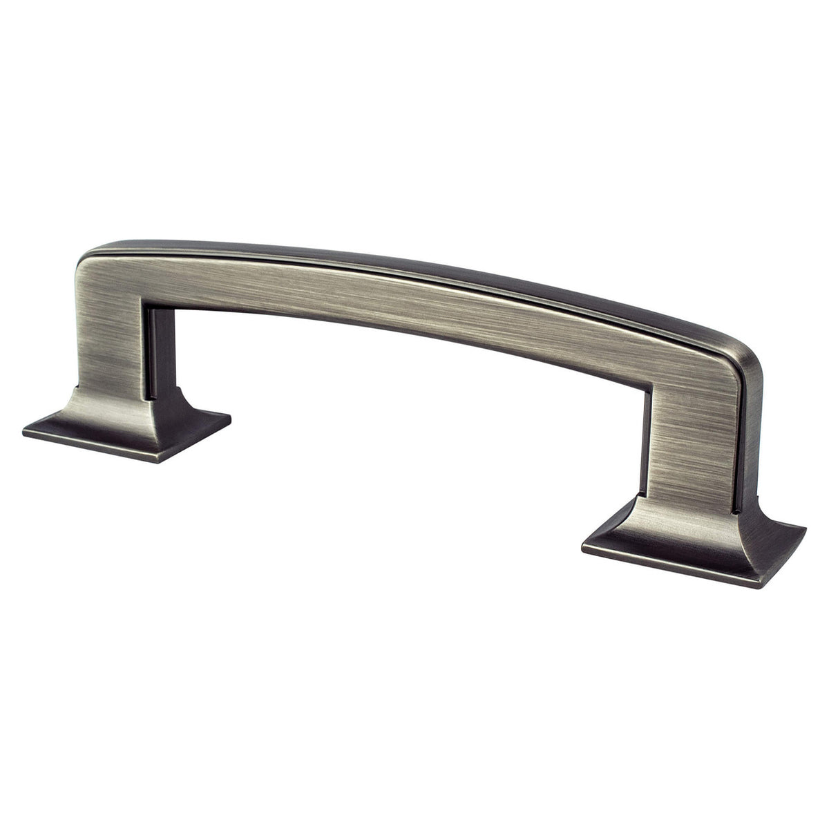 Berenson 2160-1VTN: 96mm cc Hearthstone Cabinet Pull - Vintage Nickel