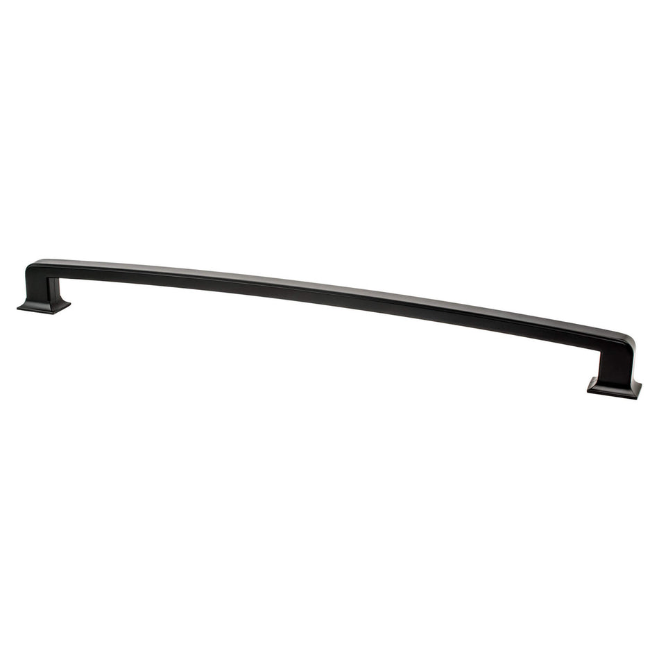 Berenson 2169-1055: 18" cc Hearthstone Appliance Pull - Matte Black