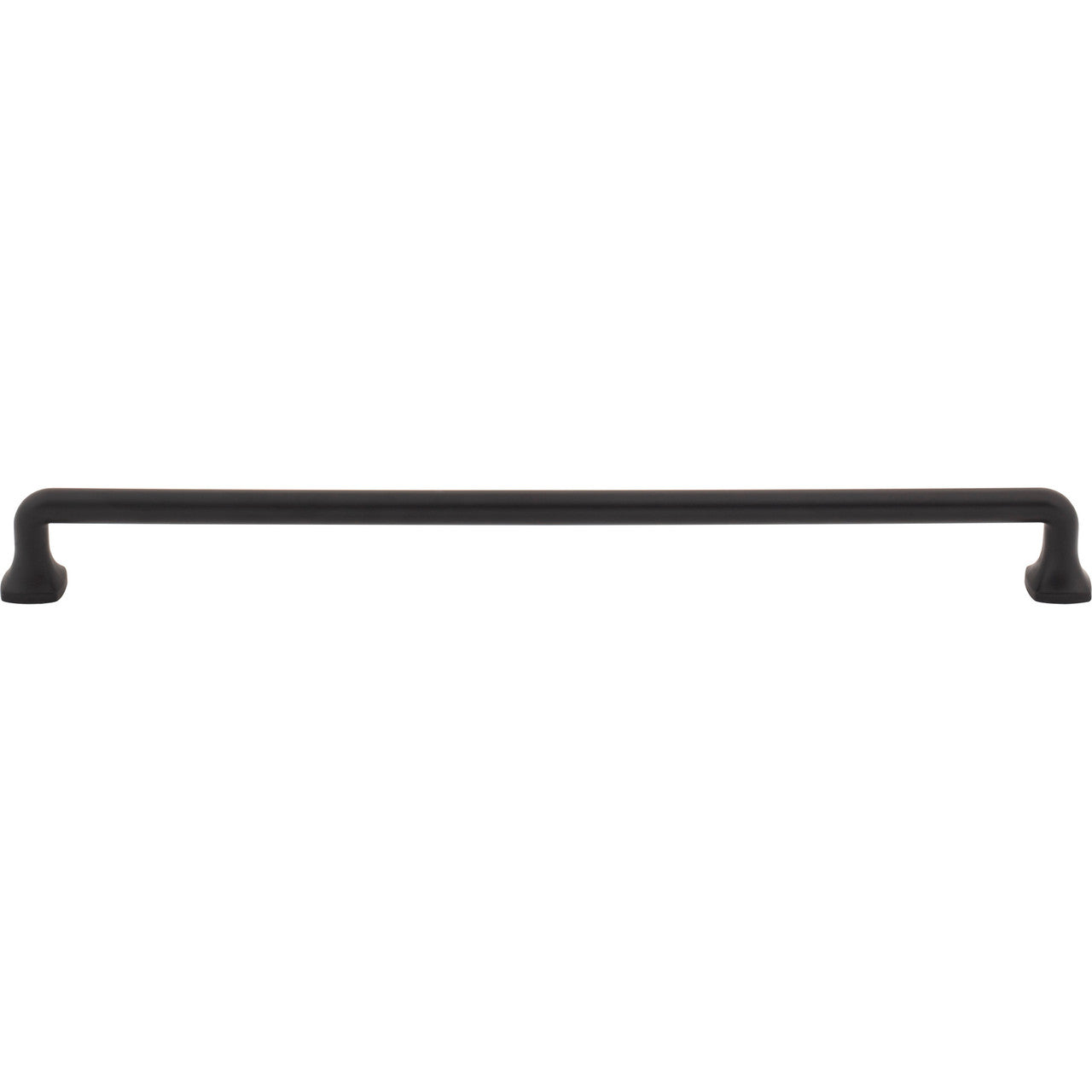 Jeffrey Alexander 663-305MB: 305mm cc Griffin Bar Cabinet Pull - Matte Black