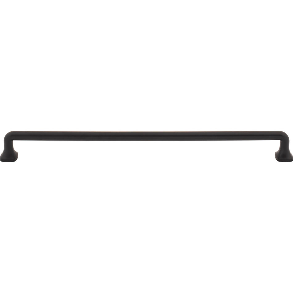 Jeffrey Alexander 663-305MB: 305mm cc Griffin Bar Cabinet Pull - Matte Black