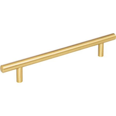 Elements 220BG: 160 mm cc Naples Round Bar Cabinet Pull - Brushed Gold
