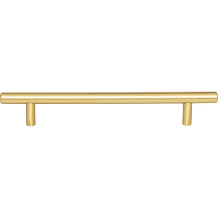 Elements 220BG: 160 mm cc Naples Round Bar Cabinet Pull - Brushed Gold