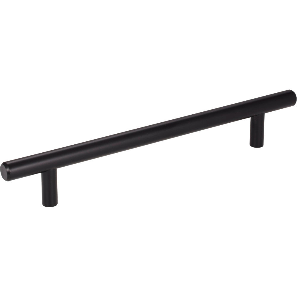 Elements 220MB: 160 mm cc Naples Round Bar Cabinet Pull - Matte Black