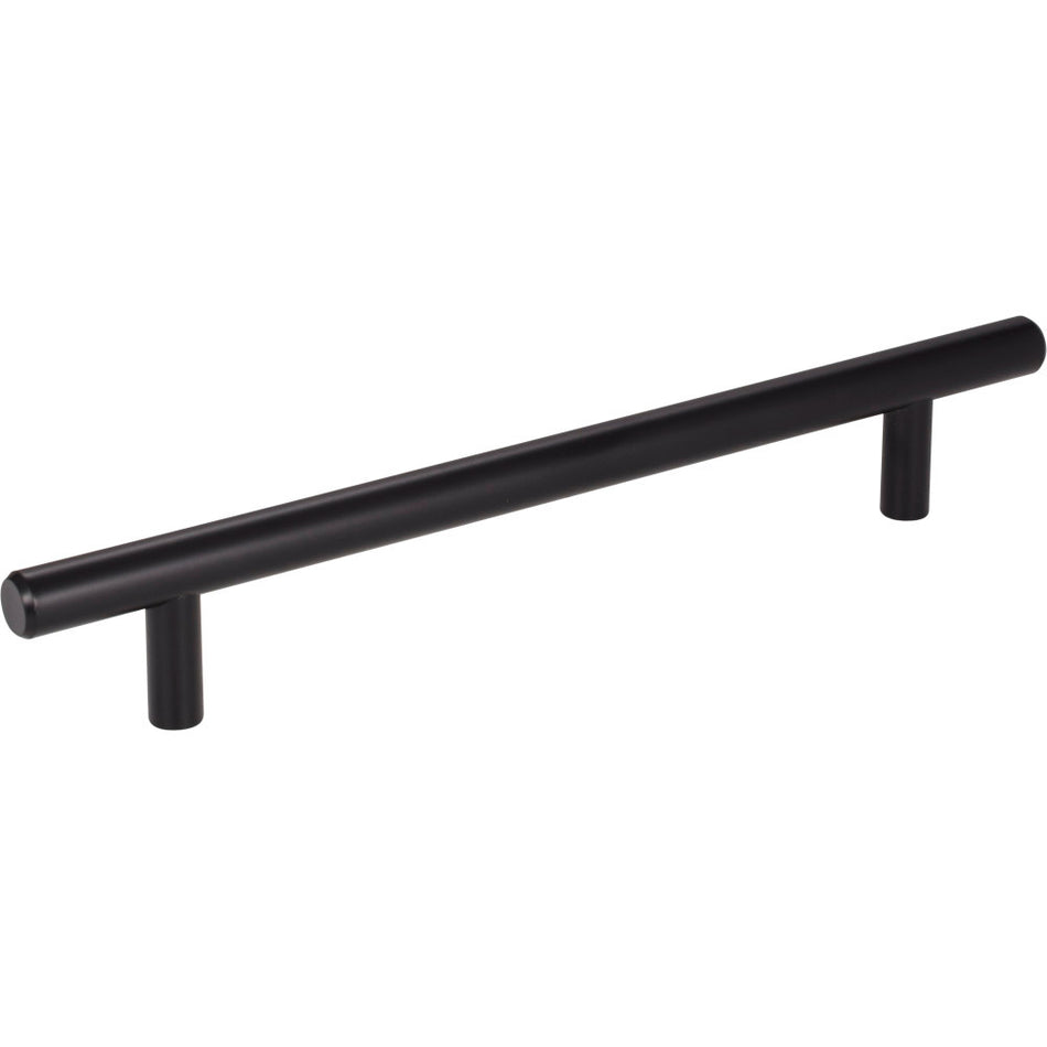 Elements 220MB: 160 mm cc Naples Round Bar Cabinet Pull - Matte Black