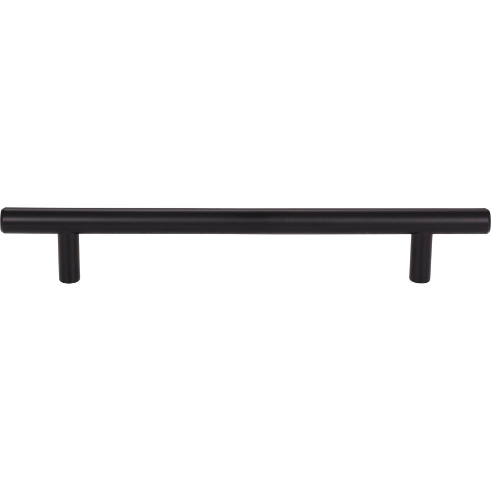 Elements 220MB: 160 mm cc Naples Round Bar Cabinet Pull - Matte Black