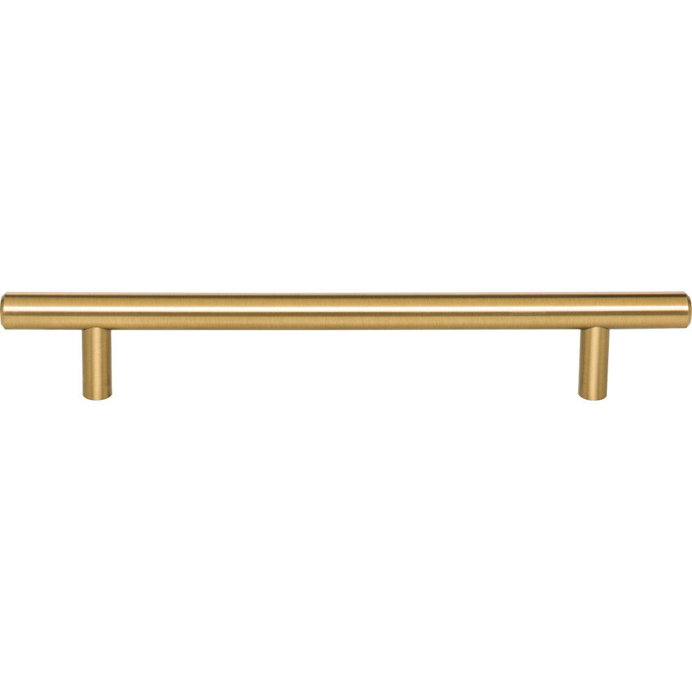 Elements 220SBZ: 160 mm cc Naples Round Bar Cabinet Pull - Satin Bronze
